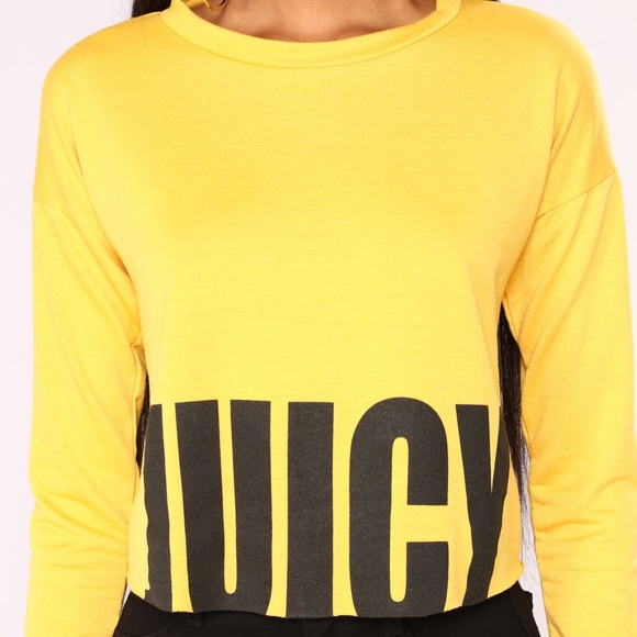 Juicy Vibes Top (yellow) - Picture 6 of 7